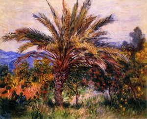 The painting A Palm Tree at Bordighera