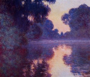 The painting Arm of the Seine Near Giverny at Sunrise