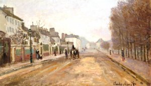 The painting Boulevard Heloise, Argenteuil