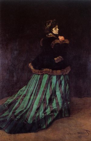 The painting Camille also known as The Woman in a Green Dress