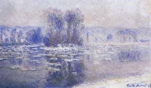 The painting Floes at Bennecourt