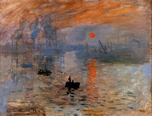 The painting Impression, Sunrise