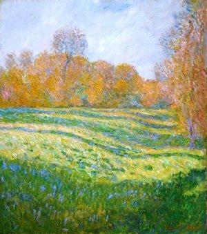 The painting Meadow at Giverny