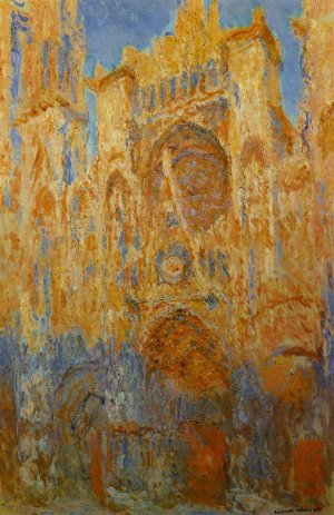 The painting Rouen Cathedral