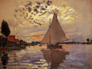 Sailboat at Le Petit-Gennevilliers