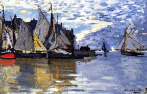 The painting Sailboats