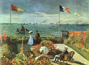 The painting Terrace at St Adresse