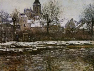 The Church at Vetheuil, Snow