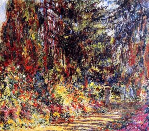 The painting The Path at Giverny