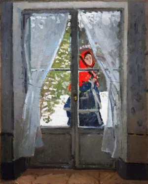 The Red Cape Madame Monet