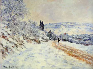 The Road to Vetheuil, Snow Effect