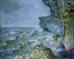 The painting The Sea at Fecamp