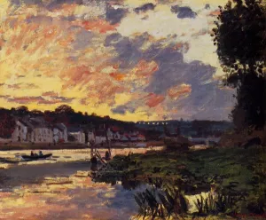 The Seine at Bougeval, Evening (also known as Bougival)