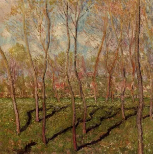 Trees in Winter, View of Bennecourt