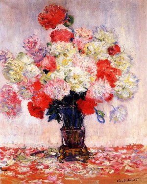 The painting Vase of Peonies