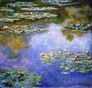 The painting Water-Lilies 44