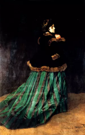 Woman in a Green Dress