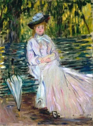 Woman Seated on a Bench